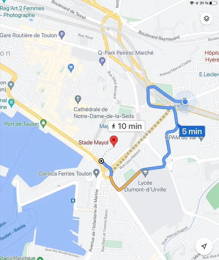 Casa Family, Appartement De Standing De 100M2, Proximite Du Centre-Ville, Port Et Gare Tgv Toulon Frankrig
